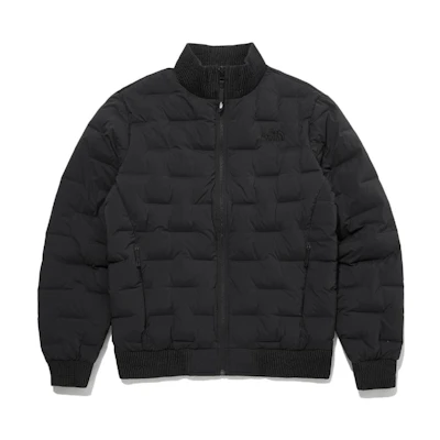 TNF Quilted Down Jacket with Zip-Up Standing Collar NJ1DM69A
