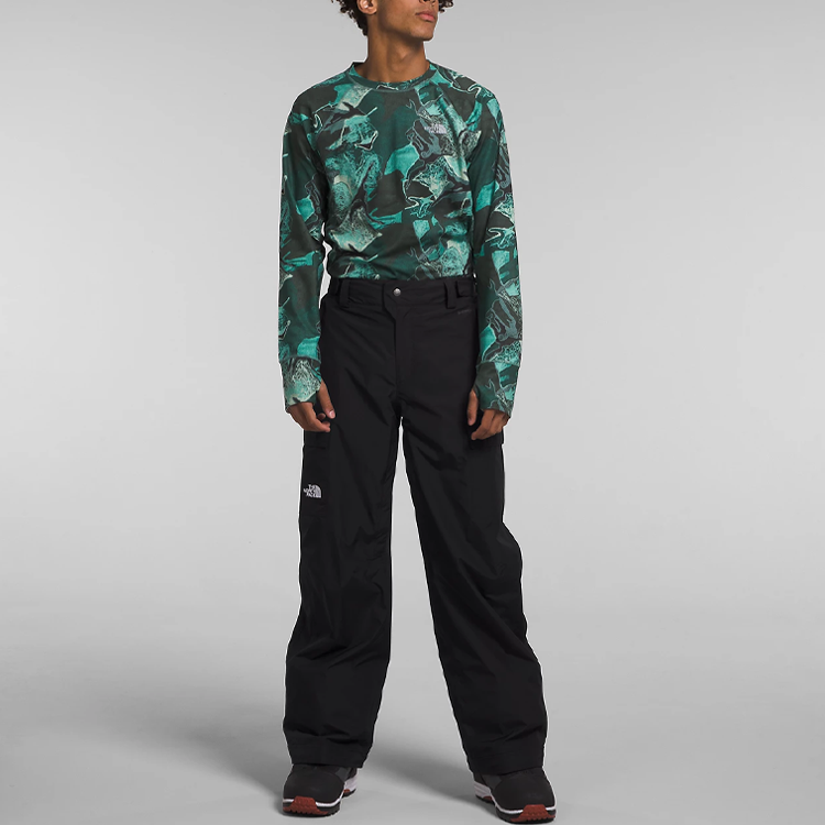 Lookbook 北面 Raadik GTX 标志拉链宽松直筒工装裤 NF0A82V8-JK3