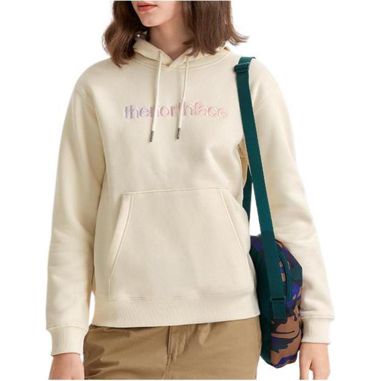 The North Face Rainbow Branding Hoodie 'White' (WMNS) (Asia Size)