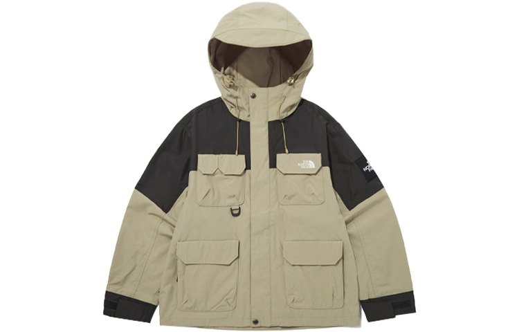 The North Face Ranger Beige Outdoor Utility Jacket with Logo Embroidery Unisex NJ3BP50L