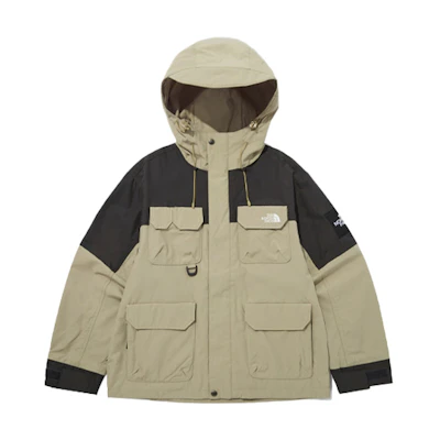 TNF Ranger Beige Outdoor Utility Jacket with Logo Embroidery Unisex NJ3BP50L