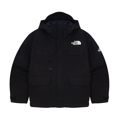 TNF Ranger Black Utility Jacket with Multiple Pockets NJ3BQ52J