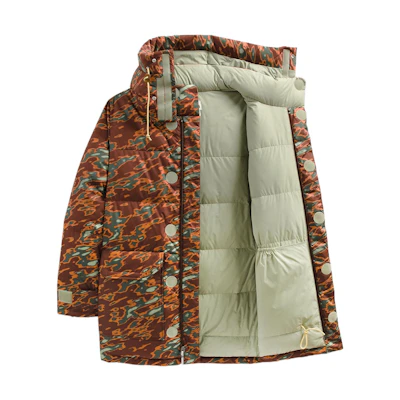 TNF Ranger Camo Zip Hoodie Jacket Brown NF0A7WUO-98B