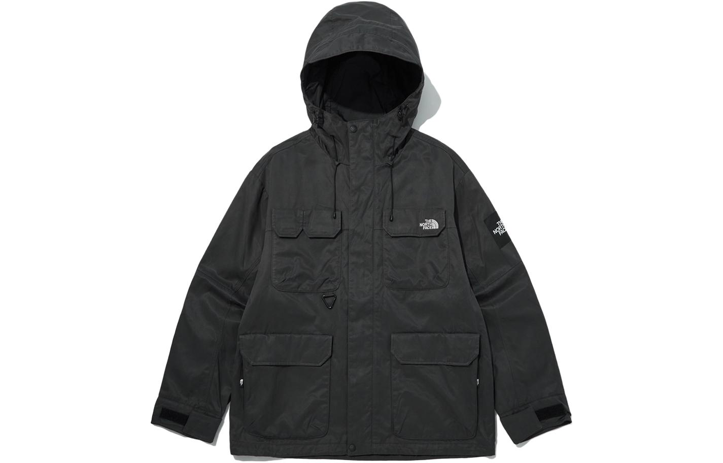 Buy The North Face Ranger Logo Hoodie Jaket Outdoor Multi-Pocket Unisex - Charcoal. NJ3BP53J
