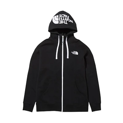 TNF Rearview Full Zip Hoodie Black Japan Edition Casual Zip Sweater NT62130-K