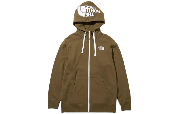 TNF Rearview Full Zip Hoodie Brown Unisex Logo Design Japan Edition NT62130-MO 圖 2