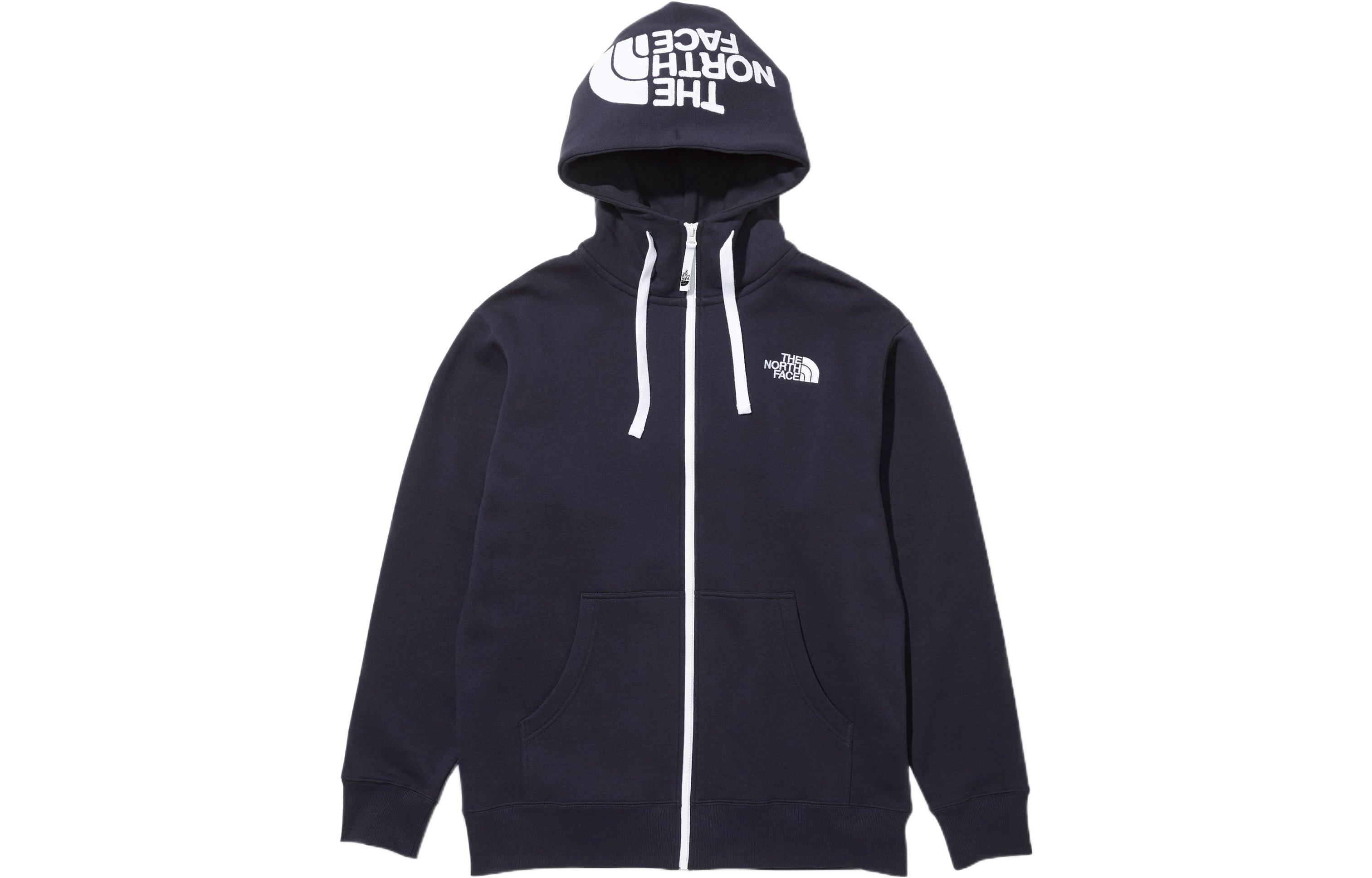 TNF Rearview Logo Zip Hoodie Jacket Navy Blue NT12340-UN