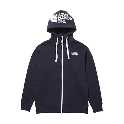 TNF Rearview Logo Zip Hoodie Jacket Navy Blue NT12340-UN