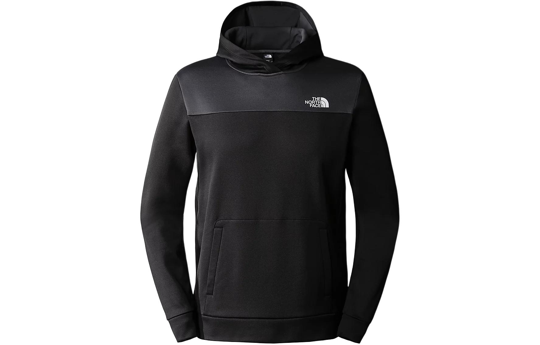 TNF Reaxion Fleece Pullover Hoodie Black/Asphalt Grey Mens NF0A7ZA8-KT0