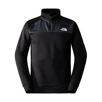 TNF REAXION Retro Colorblock Logo Pullover Sweatshirt Black NF0A855L-KT0