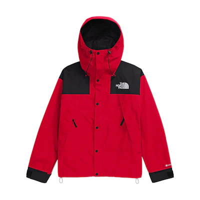 TNF Red/Black Colorblock Loose Zip-Up Hoodie Jacket NF0A831M-KZ3