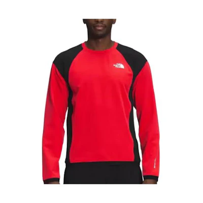 TNF Red Colorblock Logo Crewneck Sweatshirt NF0A5J57-V33