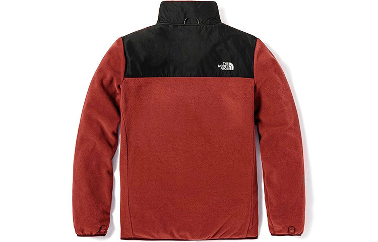 TNF Red Fleece Jacket with Logo and Stand Collar NF0A49AE-11R 圖 3