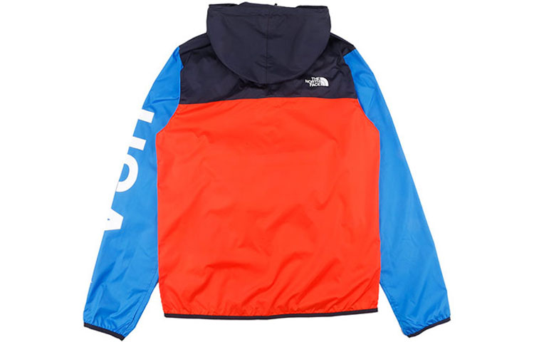 TNF Red Half-Zip Colorblock Hooded Jacket NF0A4CLO-TT4 圖 3