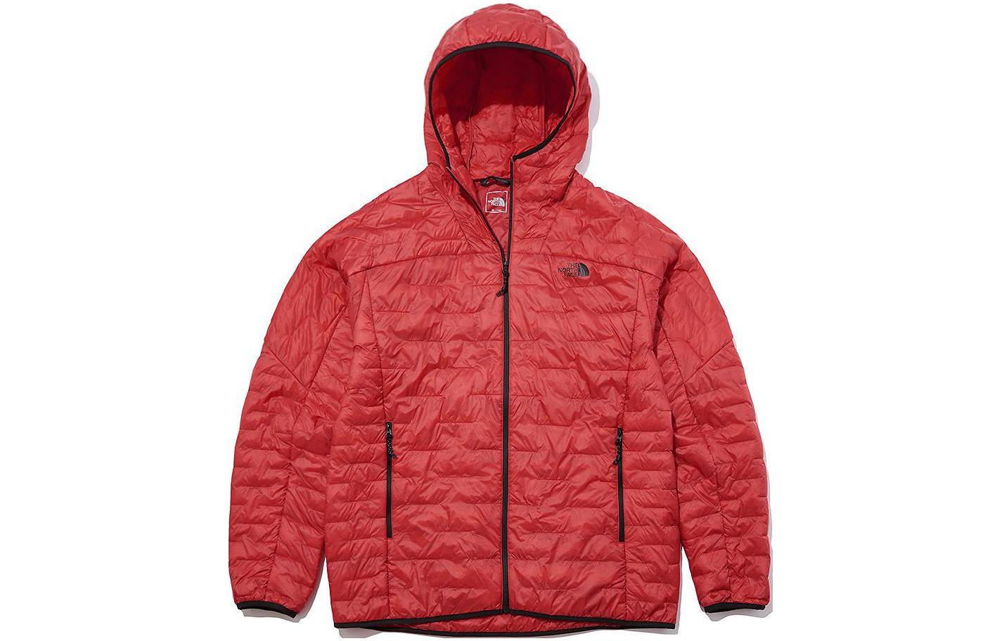 TNF Red Hoodie Jacket with Logo Print NJ3NL72B