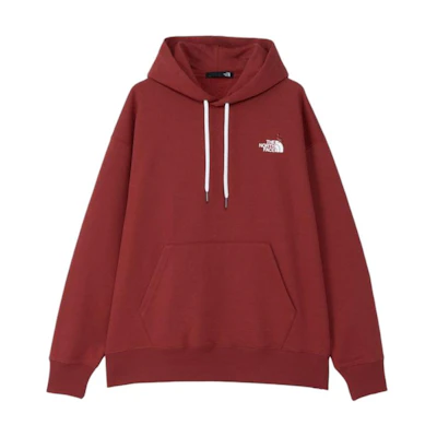 TNF Red Letter Logo Pullover Hoodie Unisex - Oversized Fit NT12440-IR