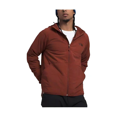 TNF Red Logo Print Full-Zip Hoodie Jacket NF0A7UPW-UBC