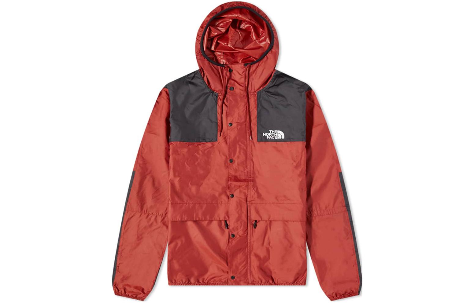 TNF Red Logo Printed Patchwork Hooded Jacket NF00CH37-BDQ 圖 2