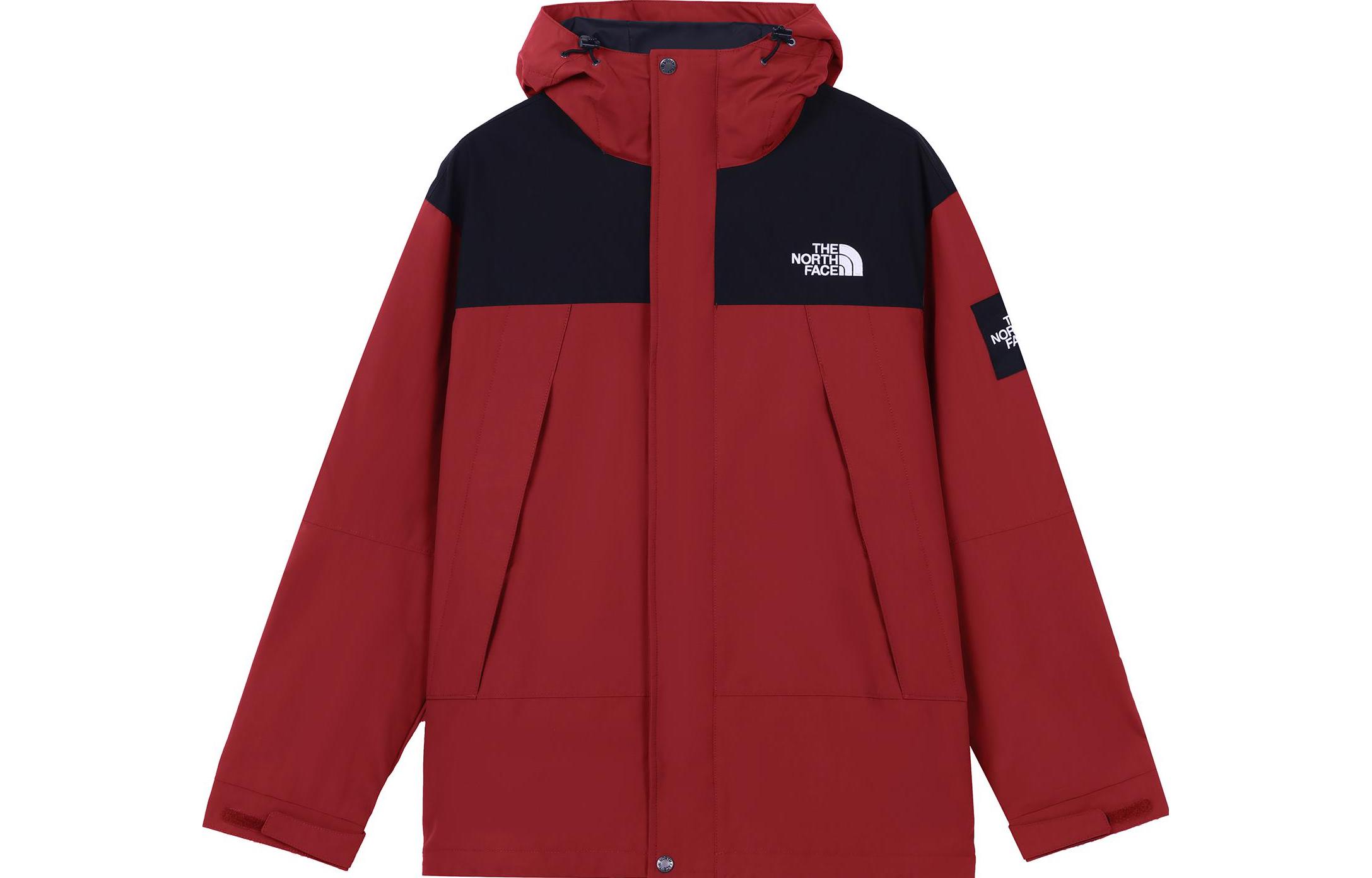 THE NORTH FACE Red Logo Printed Zip-Up Hoodie Jacket Unisex NI3BN50P