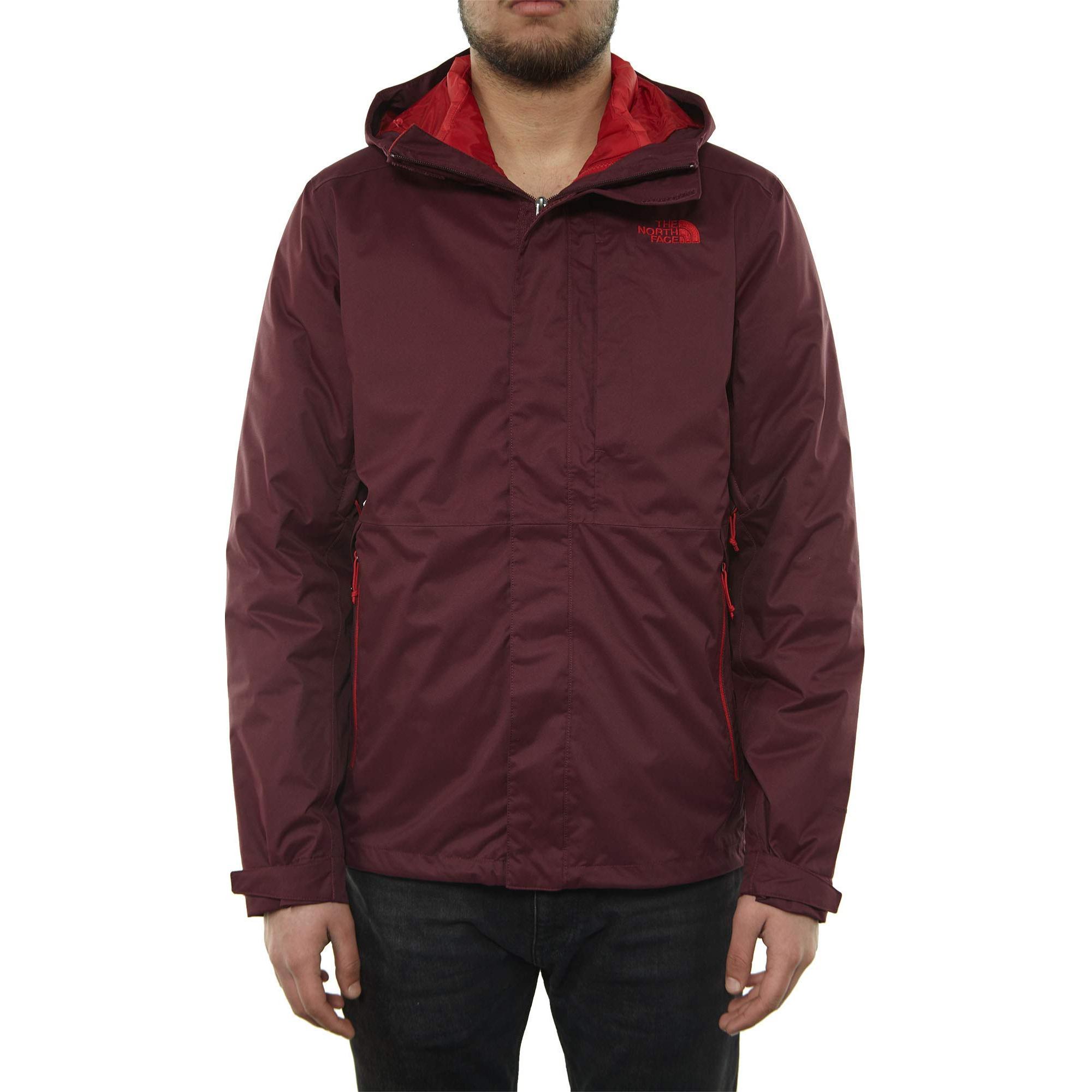 TNF Red Logo Zip Hoodie Jacket Long Sleeve A33PQ-7LR