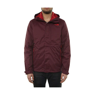 TNF Red Logo Zip Hoodie Jacket Long Sleeve A33PQ-7LR