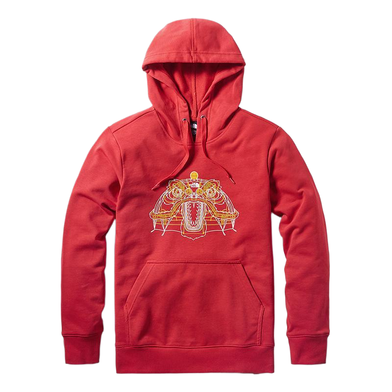 TNF Red Outdoor Casual Unisex Hoodie Sweatshirt NF0A4UC6-682 圖 2