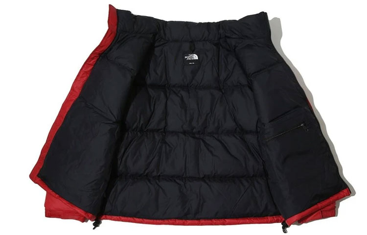 TNF Red Retro Puffer Jacket Winter Unisex Style NJ1DK50F 圖 4