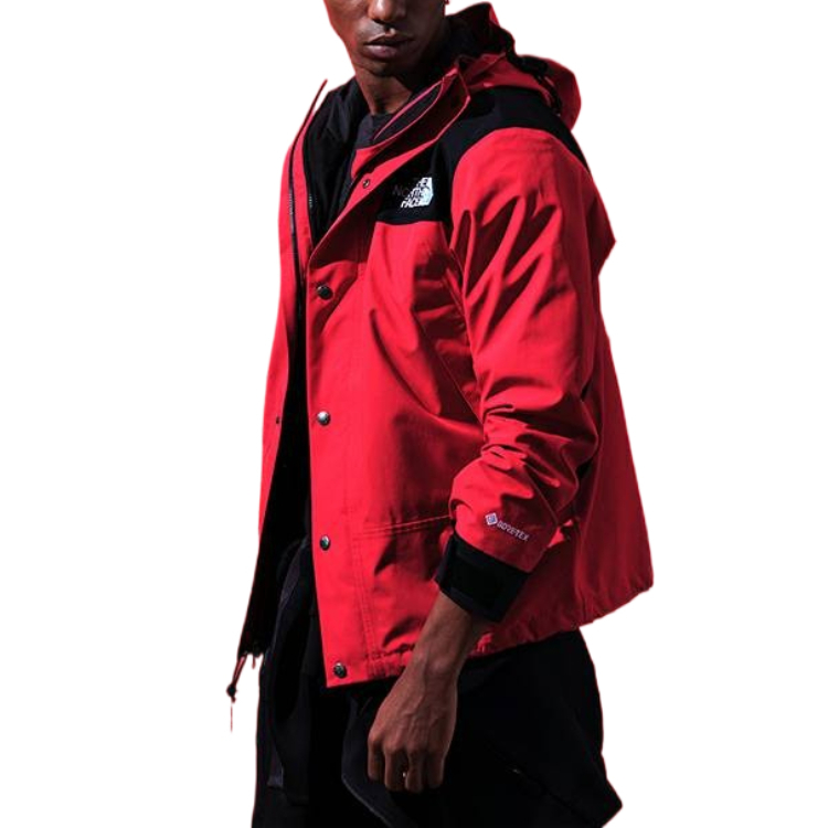 TNF Red Unisex Hooded Loose-Fit Casual Jacket NF0A496R-682