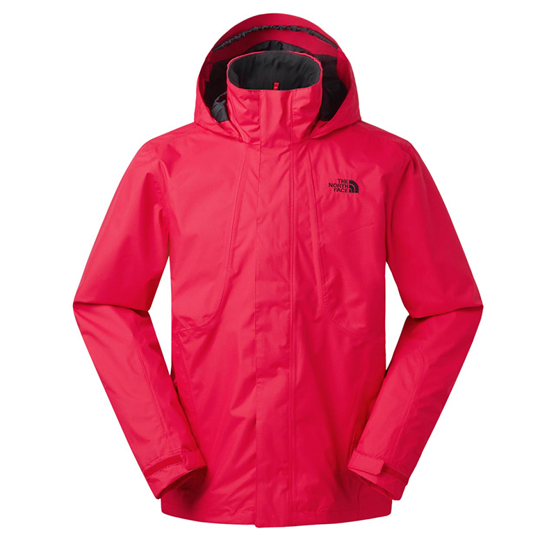 TNF Red Waterproof Breathable Loose-Fit Hooded Jacket NF0A3SPI-682