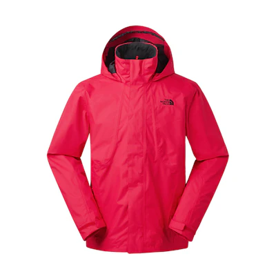 TNF Red Waterproof Breathable Loose-Fit Hooded Jacket NF0A3SPI-682