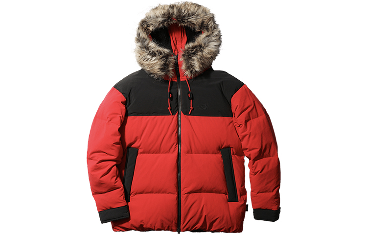 TNF Red Windproof Insulated Winter Down Jacket NF0A3VV7-682