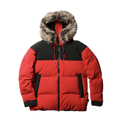 TNF Red Windproof Insulated Winter Down Jacket NF0A3VV7-682