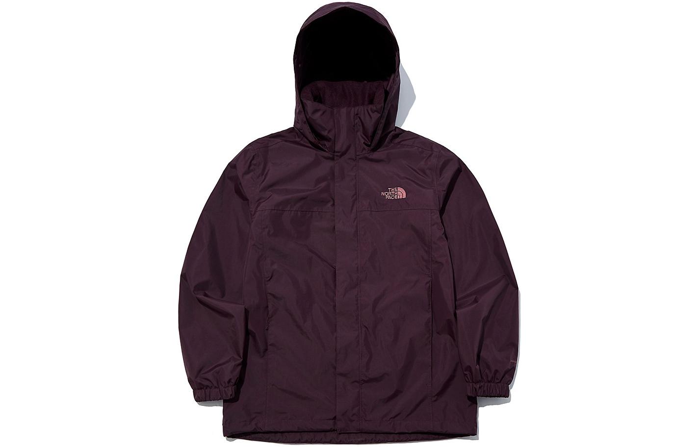 TNF Resolve 2 Logo Embroidered Waterproof Jacket Brown Unisex NJ2HL63C