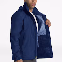 Shop The North Face Resolve 2 防水防風連帽外套 - 深藍色 NF0A2VD5U6R