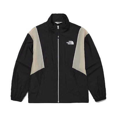 TNF Reston Jacket Retro Sports Colorblock Relaxed Black Jacket NJ3LN01M