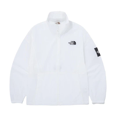 TNF Reston White Logo Stand Collar Loose Jacket Unisex NJ3LQ04K