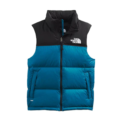 TNF Retro Blue Water-Resistant 700-Fill Packable Down Vest NF0A3JQQ-M19