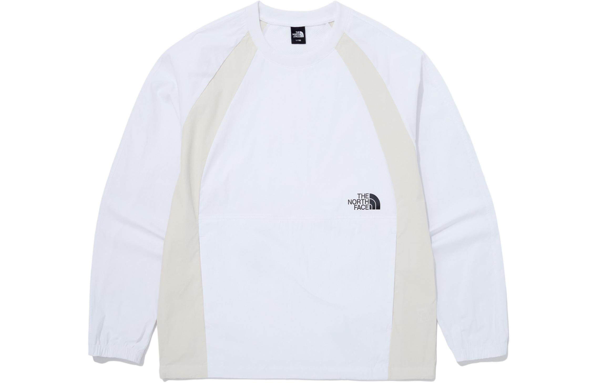 TNF Retro Colorblock Crewneck Sweatshirt White NM5MQ02B