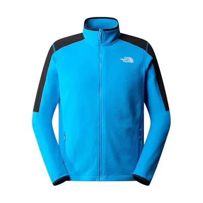 TNF Retro Colorblock Fleece Zip Jacket in Blue NF0A85AJ-RI3