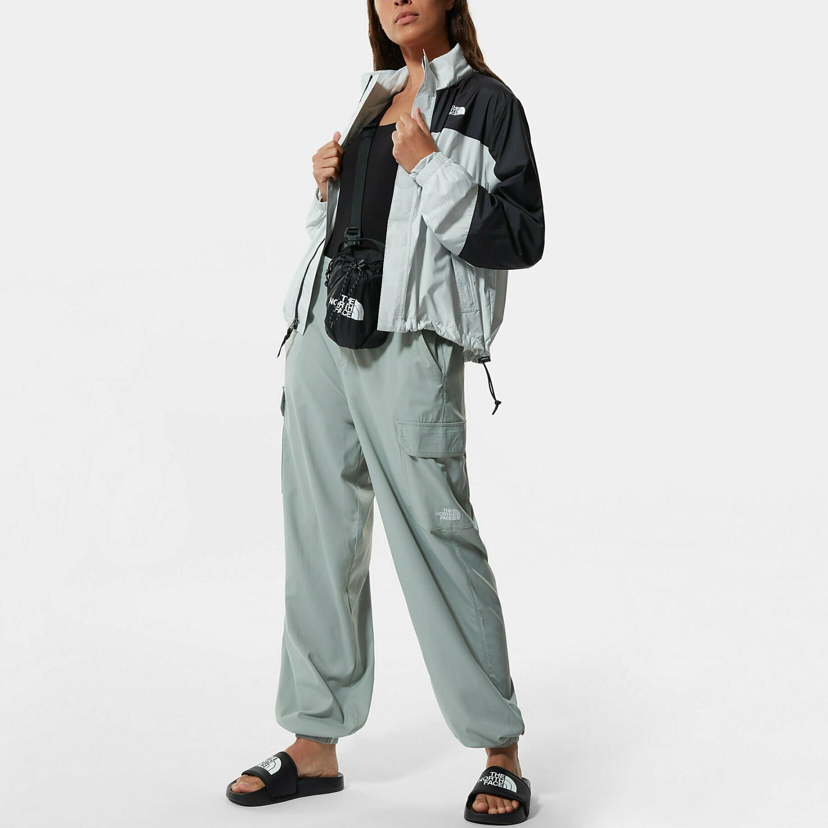 TNF Retro Colorblock Logo High Neck Jacket Unisex - White NF0A53BT-FN4 圖 4