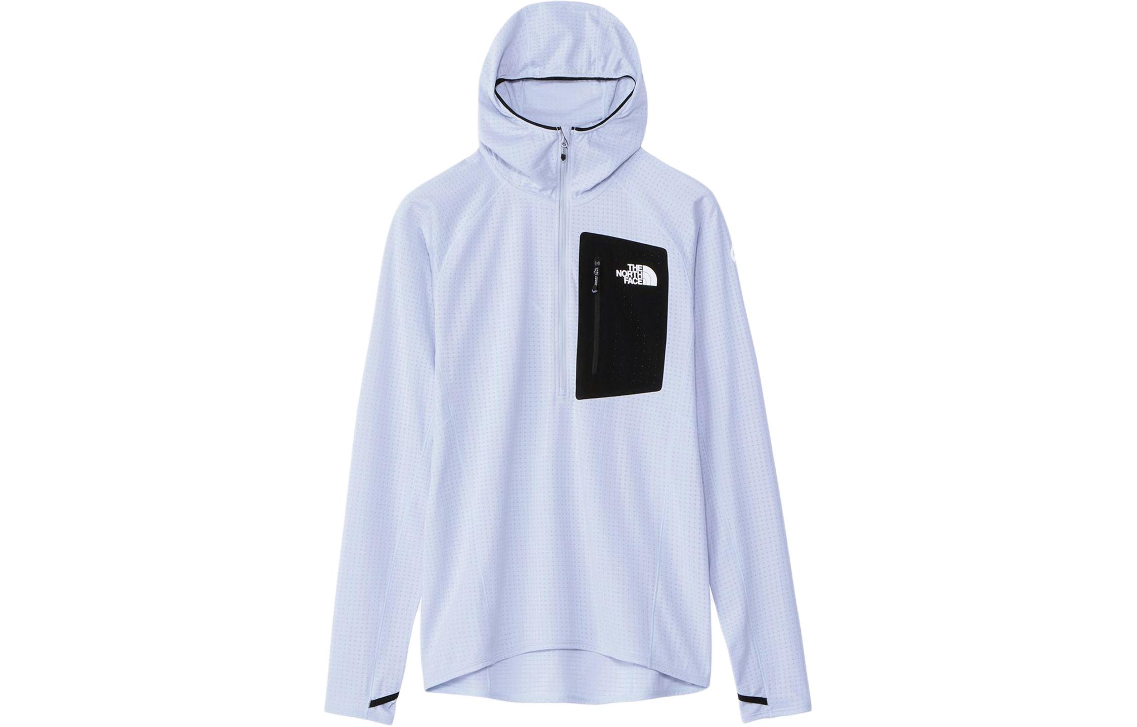TNF Retro Colorblock Logo Hoodie Unisex White NT12321-DP
