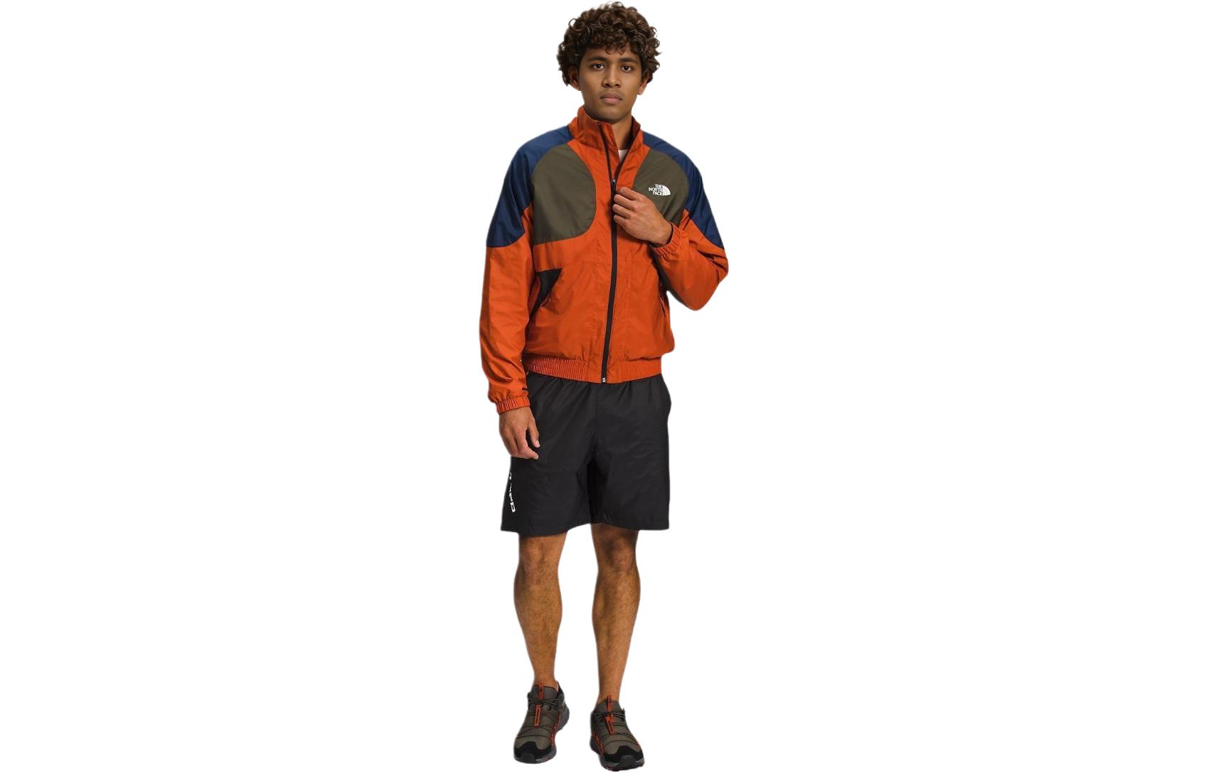 TNF Retro Colorblock Logo Print Track Jacket Multicolor NF0A7ZXX-SV2