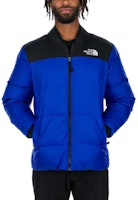 The North Face Retro Colorblock Logo Print Zip Jacket Blue NF0A5ITG-CZ6 The North Face Retro Colorblock Logo Print Zip Jacket Blue NF0A5ITG-CZ6