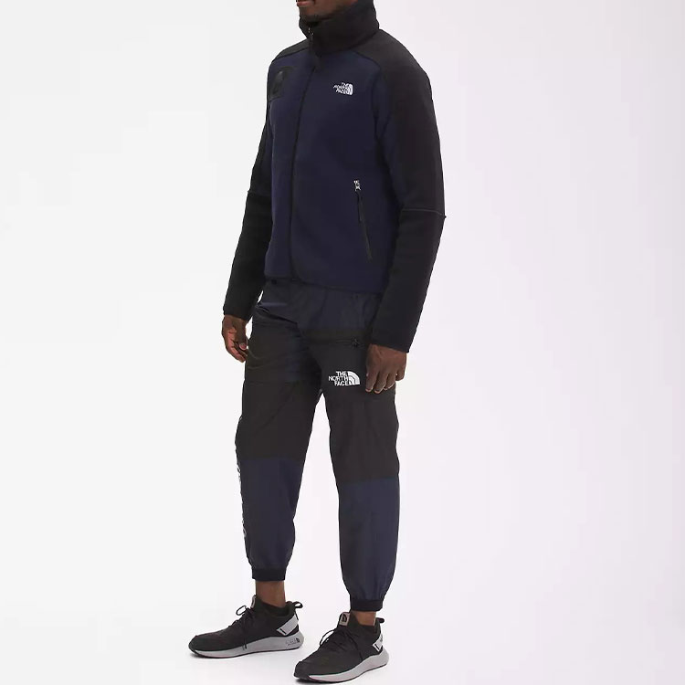 TNF Retro Colorblock Logo Zip-Up Jacket Blue Mens NF0A5J5H-RG1 圖 3