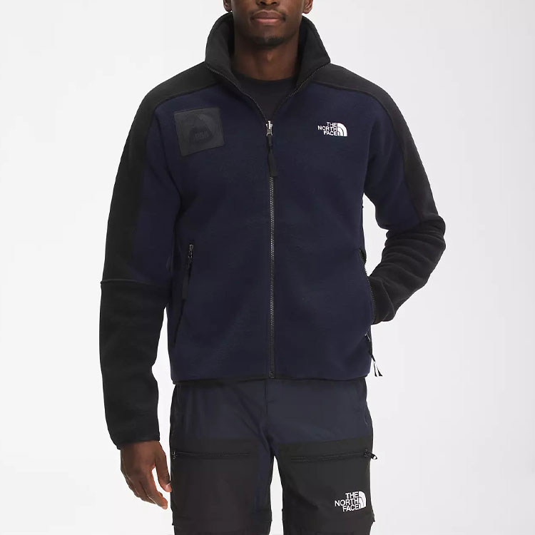 TNF Retro Colorblock Logo Zip-Up Jacket Blue Mens NF0A5J5H-RG1 圖 4