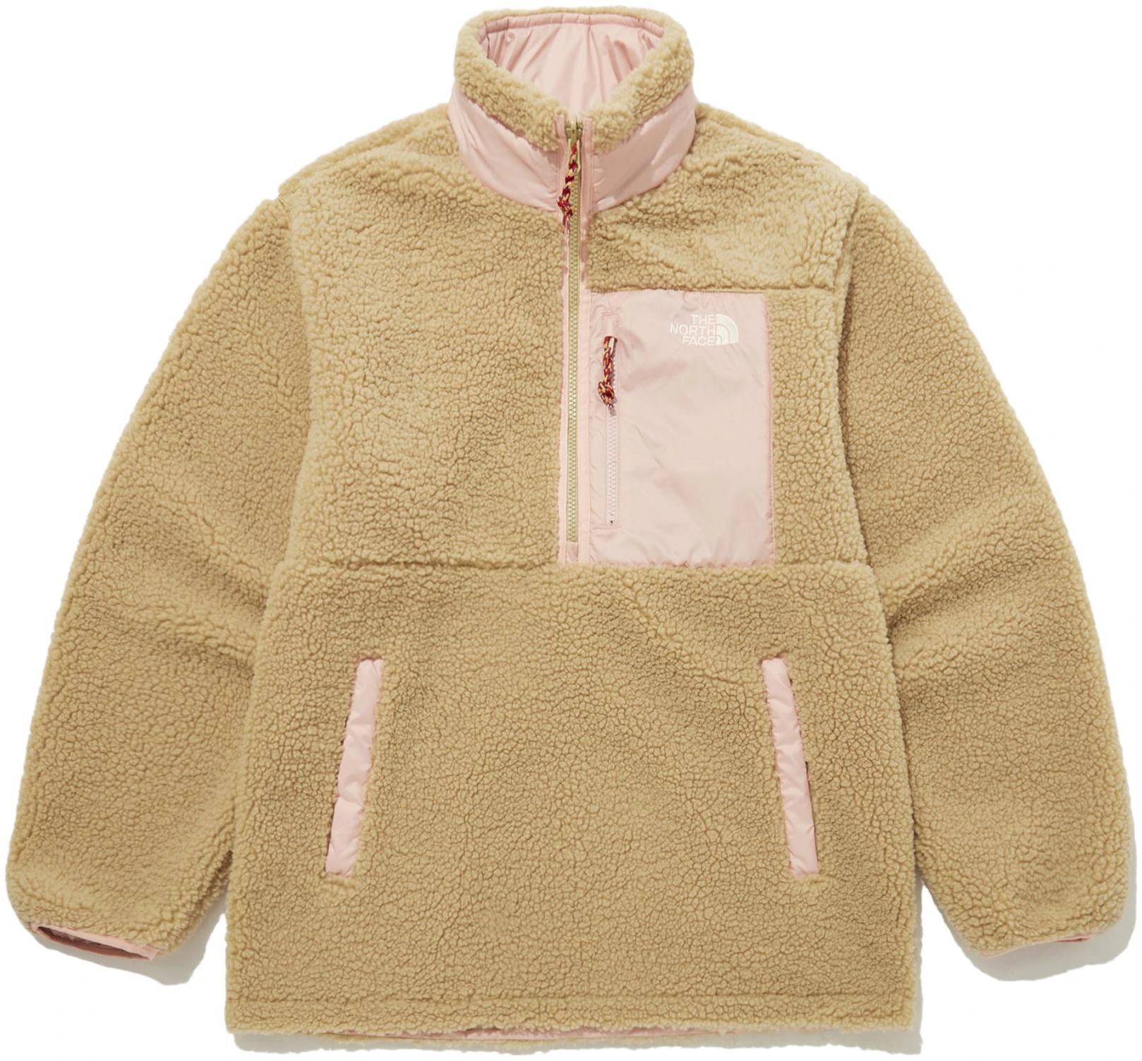 the-north-face-retro-colorblock-reversible-pullover-jacket-tan-camel-nj-4-fp-56-c