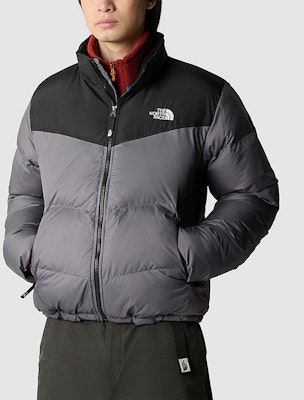 The North Face Retro Colorblock Jaket Windbreaker Kelabu. NF0A853I-0UZ Shop The North Face Retro Colorblock Jaket Windbreaker Kelabu. NF0A853I-0UZ