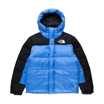 TNF Retro Colorblock Windproof Hooded Parka Jacket Unisex Blue NFOA4QYX-TV5
