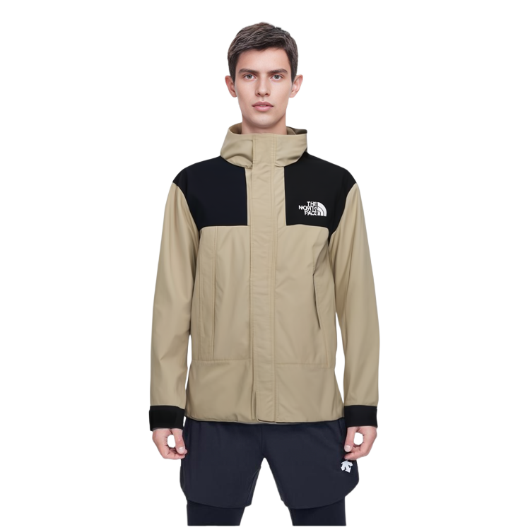 TNF Retro Colorblock Zip Jacket Brown Unisex NJ3BN50C 圖 5