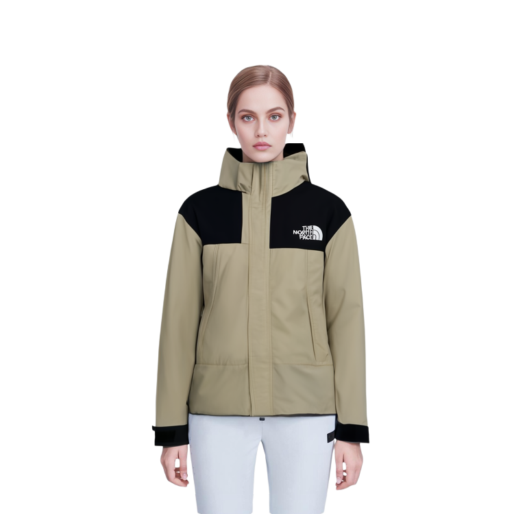 TNF Retro Colorblock Zip Jacket Brown Unisex NJ3BN50C 圖 6